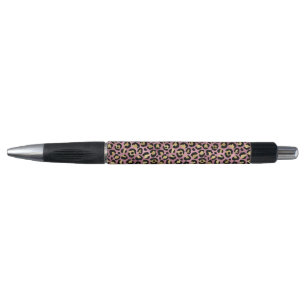 Stylo Série de design Léopard Rose et Or 15
