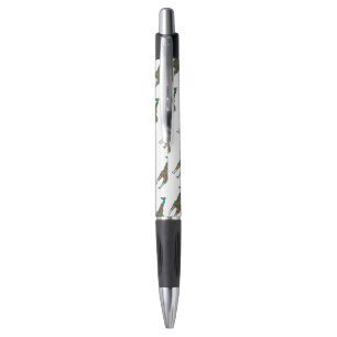 Stylo Silhouette Brown et turquoise de girafe