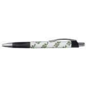 Stylo Silhouette d'impression en noir et vert serpent (Haut)