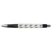 Stylo Silhouette léopard noir et vert (Devant)