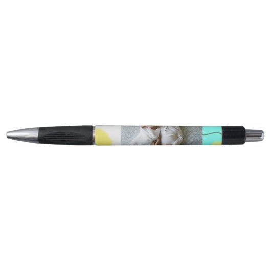 Stylo simple minimum AJOUTER VOTRE TEXTE PHOTO NOËL yell (Devant)