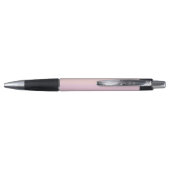 Stylo Simple Moderne Légère Rose Et Nom Corail (Dos)