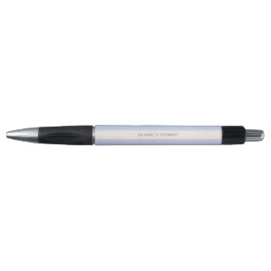 Stylo Simple Moderne Lumière Bleu et Nom Lavande