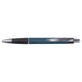 Stylo Simple Nom Enfant Bleu Marine (Dos)