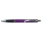Stylo Simple violet et blanc (Dos)