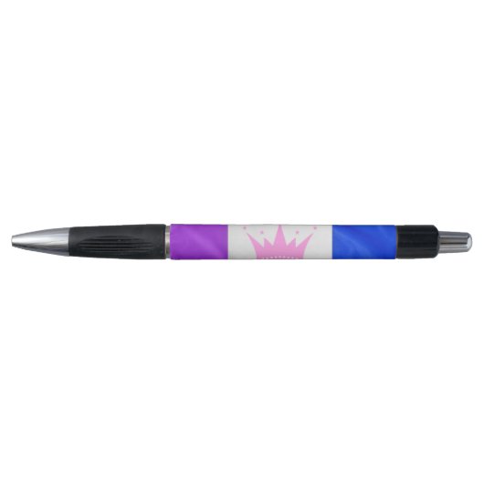 Stylo SlipperyJoe glisser le drapeau de fierté violet bl (Devant)