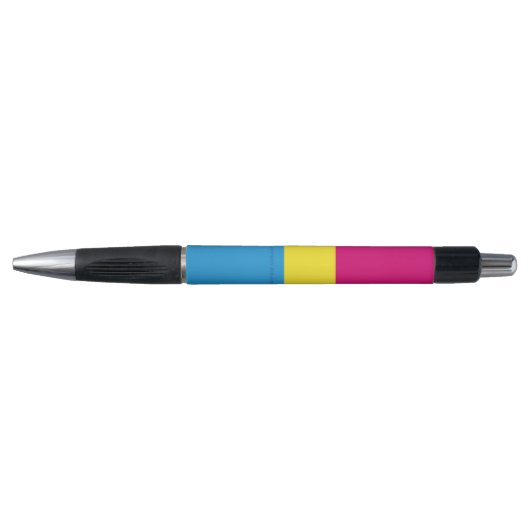 Stylo SlipperyJoe's pansexual pride flag gender-blind pi (Devant)