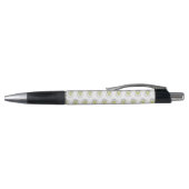 Stylo Snowman portant une écharpe jaune (Haut)