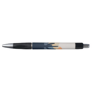 Stylo Soleil désert bleu et beige