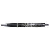 Stylo spirale noire et blanche (Dos)