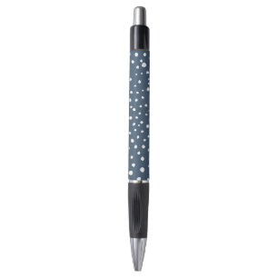 Stylo Spots Dalmatiens Bleus Marine, Points Dalmatiens,