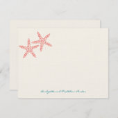 Stylo Starfish Merci Cartes (Devant / Derrière)