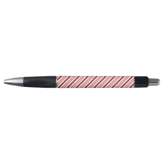 Stylo Sucre de canne rouge et blanc (Devant)