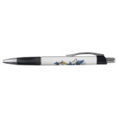 Stylo Symbole infini de papillons Morpho bleus (Haut)