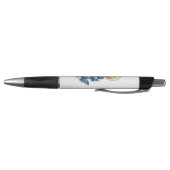 Stylo Symbole infini de papillons Morpho bleus (Bas)