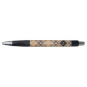 Stylo Tartan beige et Brown (Devant)