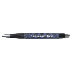 Stylo Tartan écossais à carreaux bleus 