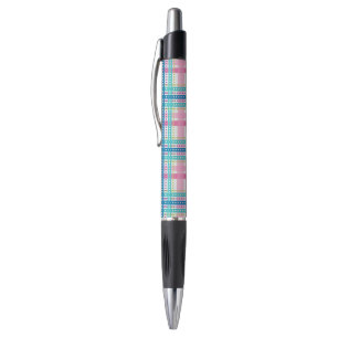 Stylo Tartan, motif de plaid