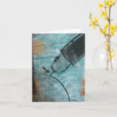 Stylo technique, par Brad Hines, Carte pour notes  (Fleur jaune)