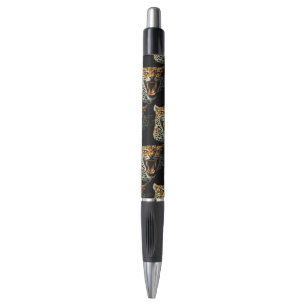 Stylo Tête d'attaque du léopard