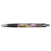 Stylo Texture de conception rouge, aquarelle jaune (Dos)