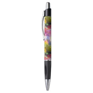 Stylo Texture de conception rouge, aquarelle jaune