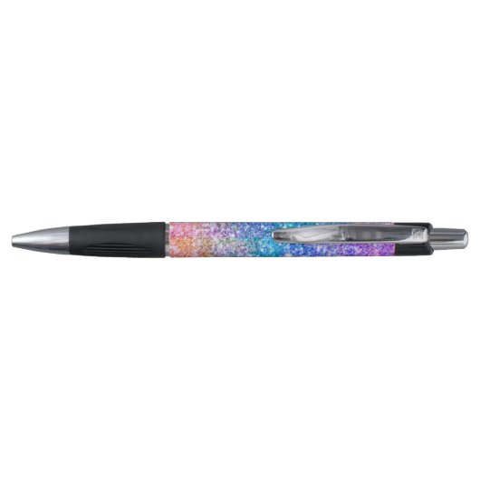 Stylo Texture de Parties scintillant colorée Imprimer (Dos)