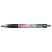 Stylo Tie Dye Pastel Rose Orange Turquoise Violet Monogr (Dos)
