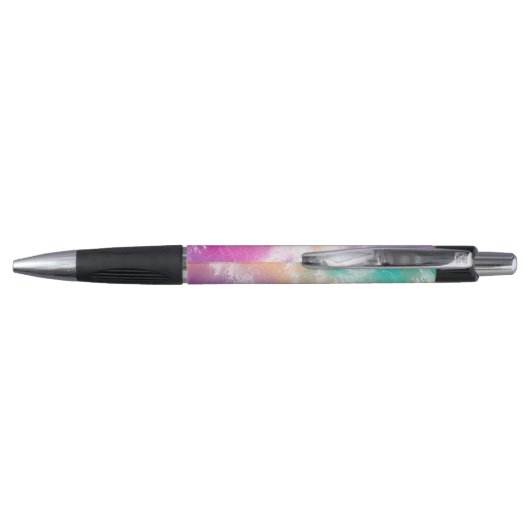 Stylo Tie Dye Pastel Rose Orange Turquoise Violet Monogr (Dos)