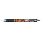 Stylo Tiger chaud orange et noir (Dos)