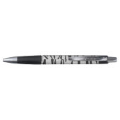 Stylo Tiger noir et blanc (Dos)