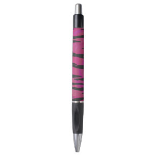 Stylo Tiger rose chaud et noir