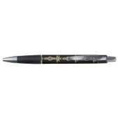 Stylo Tonnerre sculpté Tiki (Dos)