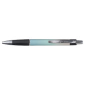 Stylo Tortue Côtière Argent Turquoise Ajouter Texte (Dos)