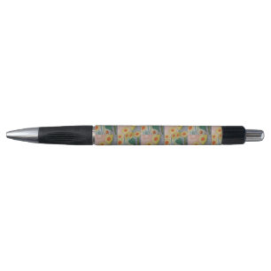 Stylo tournesol Abstrait