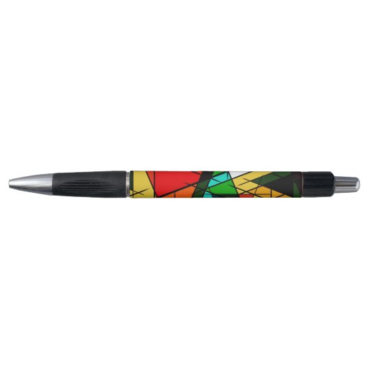Stylo Triangle Coloré Géométrique Moderne (Devant)