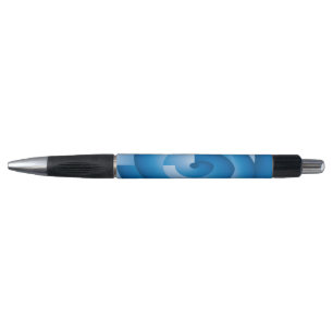 Stylo Triangles bleus tournant