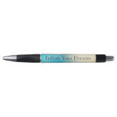 Stylo Turquoise Chic Blanc Aqua bleu (Devant)