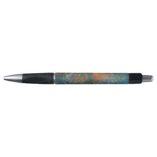 Stylo Turquoise Cooper Patina (Devant)