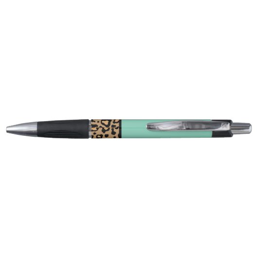Stylo Turquoise Leopard enseignant bureau de l'école de  (Dos)
