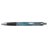 Stylo Turquoise Parties scintillant Glitz glam glam pers (Dos)