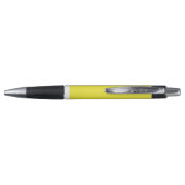 Stylo Un carré jaune vif entouré d'un blanc immaculé (Dos)