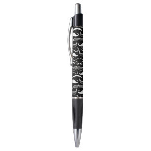Stylo Un club des messieurs. Motif de moustache
