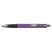 Stylo Un fond violet uni avec un carré blanc centré (Dos)