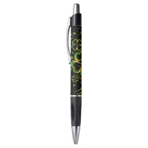 Stylo Un Shamrock irlandais à quatre feuilles de trèfl