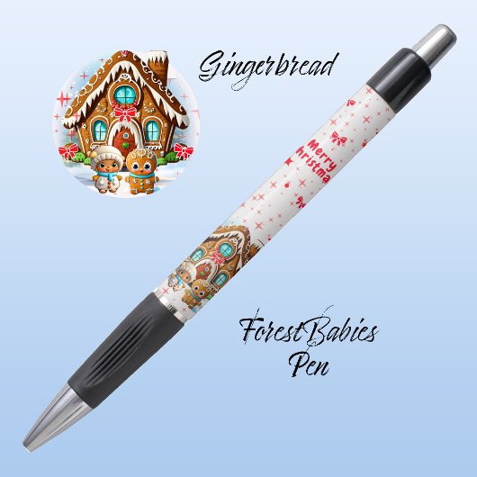 Stylo Unique Xmas Gingerbread House, Man, Girl, White