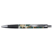Stylo Vache blanche de l'Ouest Emerald Gold (Dos)