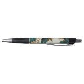 Stylo Vache blanche de l'Ouest Emerald Gold (Bas)