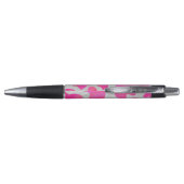 Stylo Vache rose et blanc chaud (Dos)