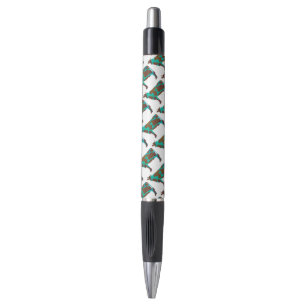 Stylo Vache Silhouette Brown et Turquoise